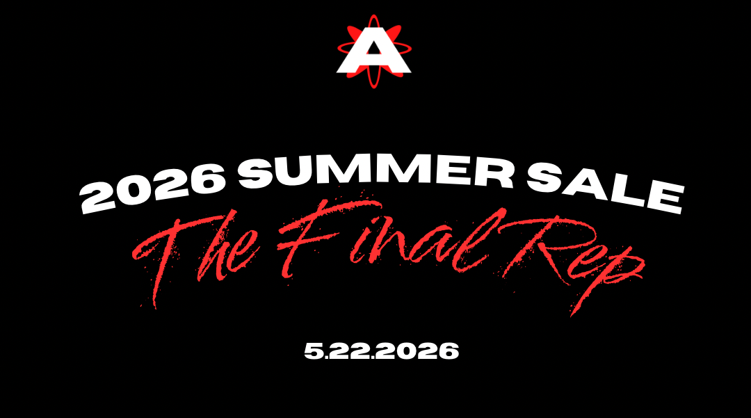 Black background with white and red text for 2026 Summer Sale event.
