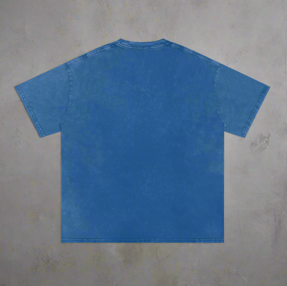 Blue t-shirt on a white background